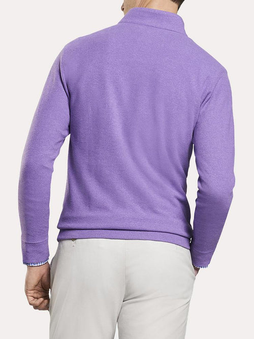 Peter Millar Tri Blend Melange Quarter Zip