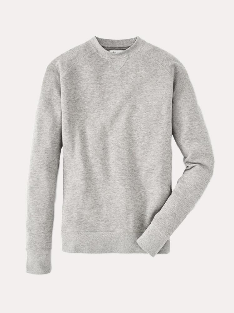 Peter Millar Men's Crown Comfort Interlock Crewneck Sweater - Saint Bernard