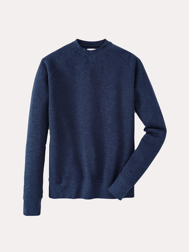 Peter Millar Men's Crown Comfort Interlock Crewneck Sweater - Saint Bernard