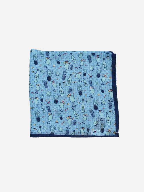 Peter Millar Men's Pina Colada Pocket Square