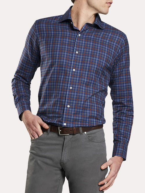 Peter Millar Alpine Check Sport Shirt