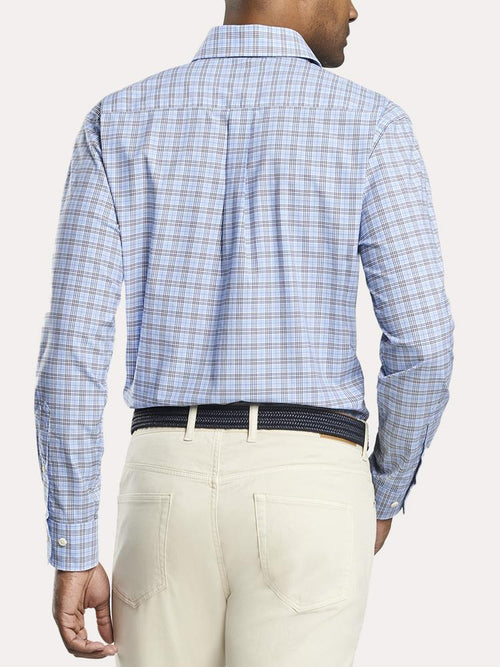 Peter Millar Men's Crown Finish Bernard Cotton-Blend Sport Shirt
