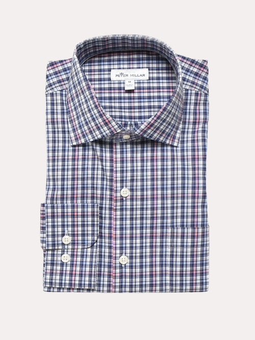Peter Millar Men's Corown Comfort Lenox Plaid Shirt