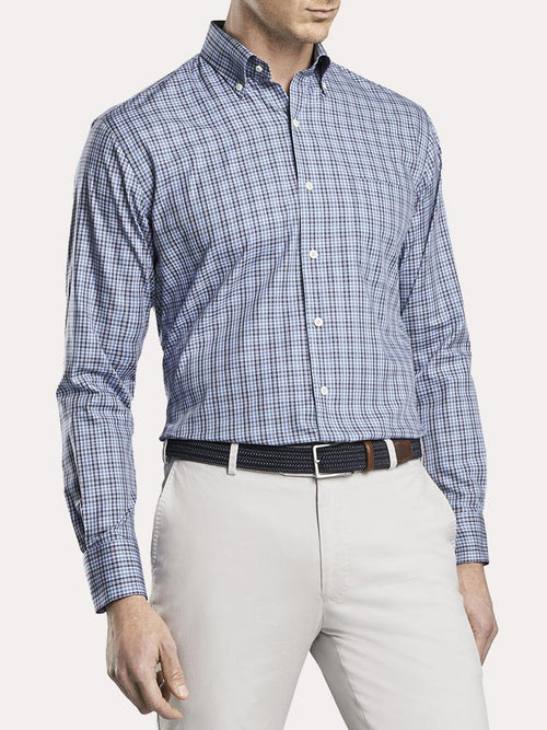 Peter Millar Men's Edmund Check Sportshirt