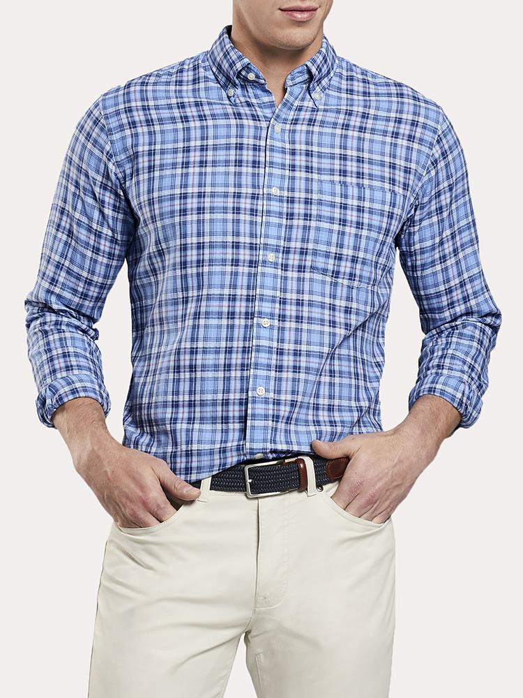 Peter Millar Seaside Oak Bluffs Plaid - Saint Bernard