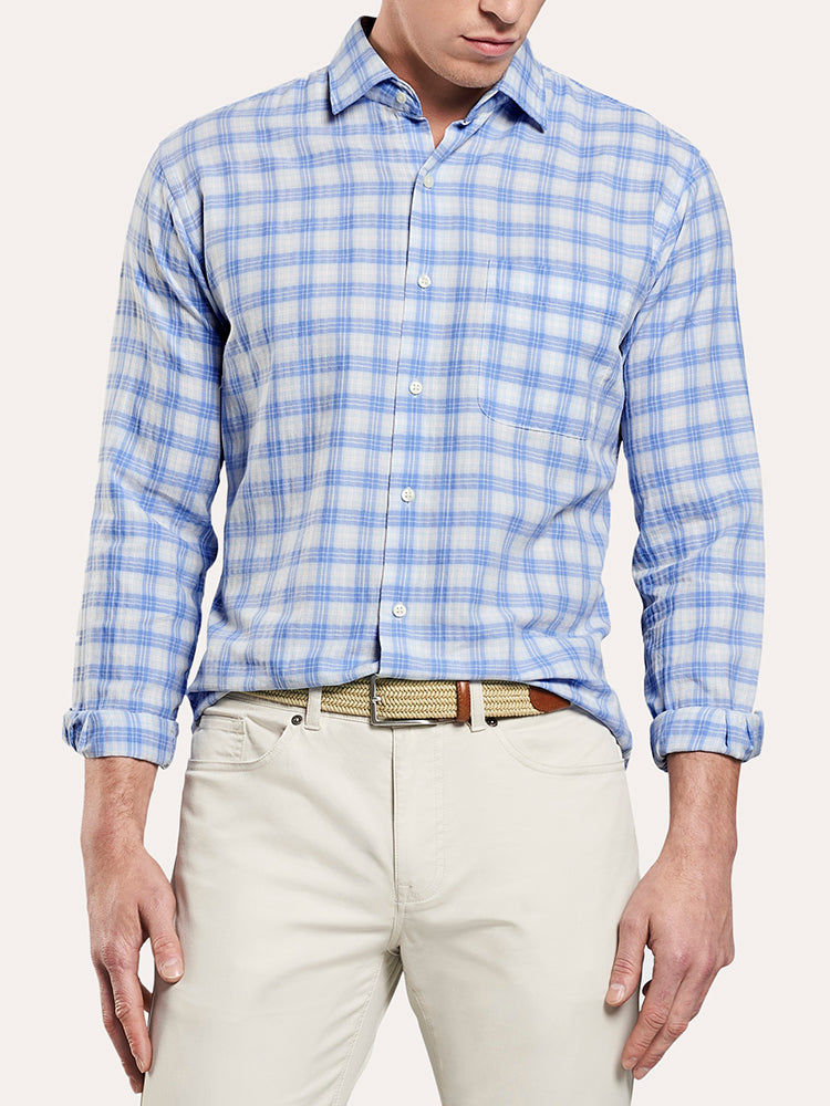 Peter Millar Seaside Hampton Beach Tartan - Saint Bernard