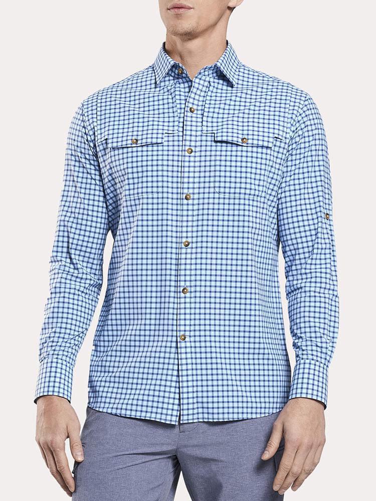 Peter Millar Seaside Gulf Vented Shirt - Saint Bernard