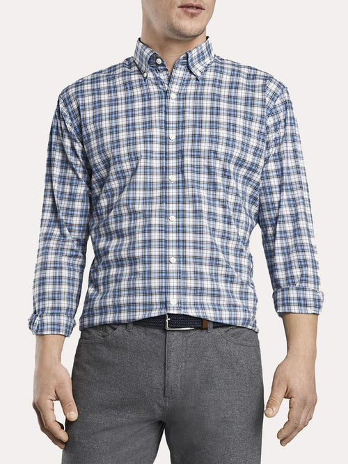 Peter Millar Mountainside Pacifica Coast Tartan Sport Shirt