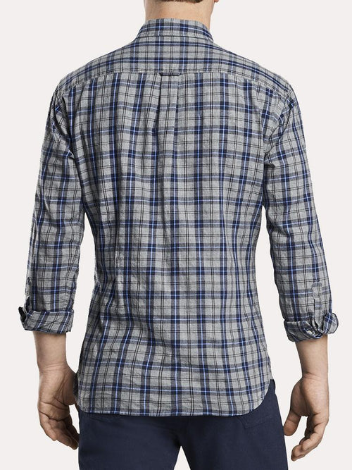 Peter Millar Men's Mountinside Gray's Beach Check Sport Shirt