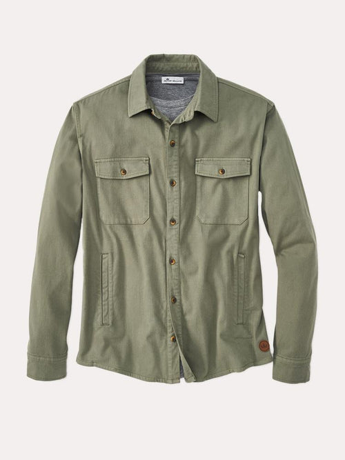 Peter Millar Men's Moleskin Shirt Jacket