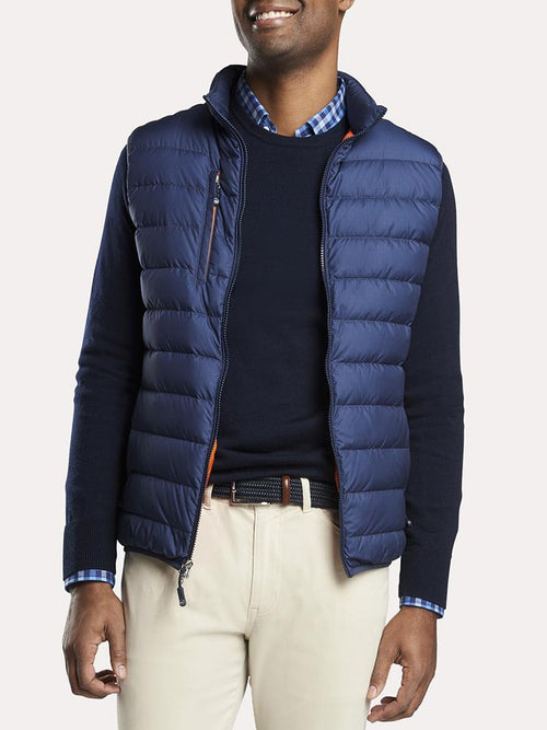 Peter Millar Men's Crown Elite Light Herringbone Vest