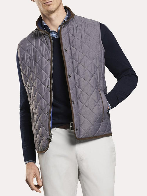 Peter Millar Men's Essex Quilted Traveler Vest