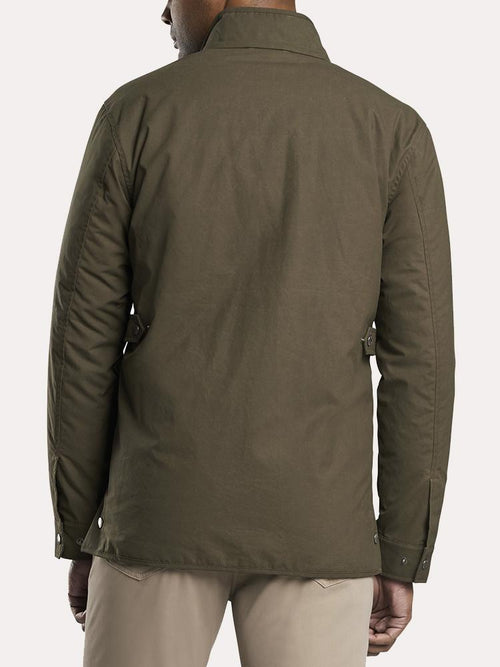 Peter Millar Men's Crown Vintage Waxed Cotton Field Jacket