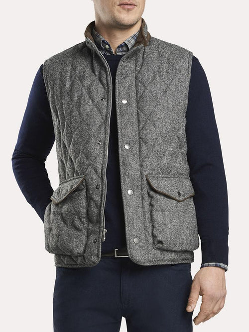 Peter Millar Men's Delta Donegal Tweed Vest