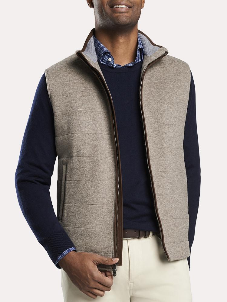 Peter Millar Men's Crown Flex-Fleece Vest - Saint Bernard