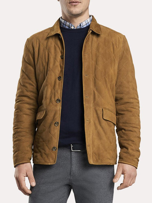 Peter Millar Alpine Suede Field Coat