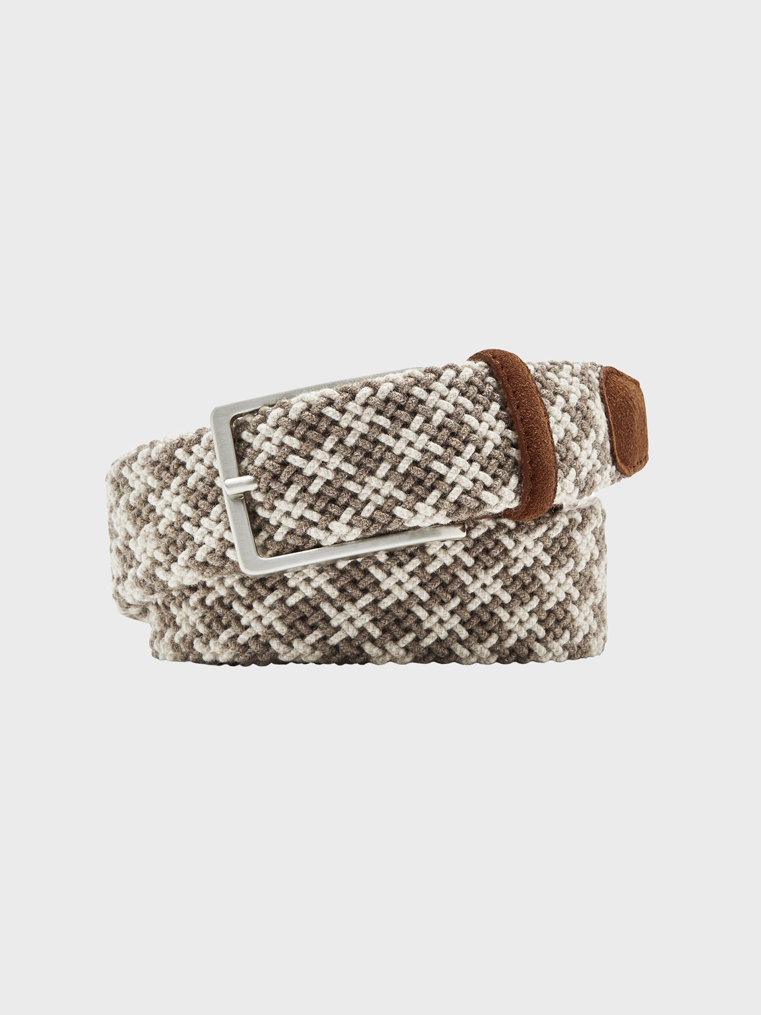 Peter Millar Crown Men's Mélange Wool Belt - Saint Bernard