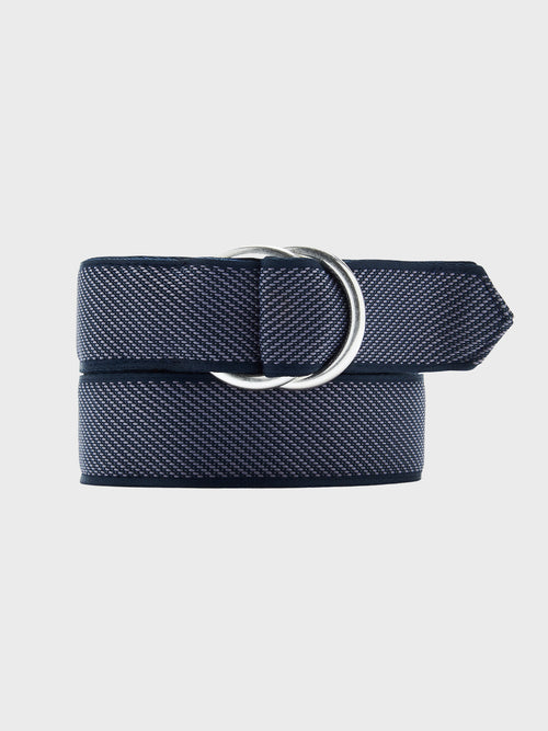 Peter Millar Men's Needlepoint O-Ring Belt
