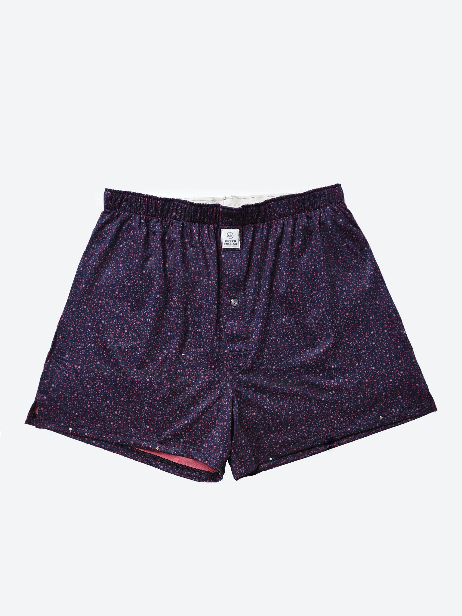 Peter Millar Crown Sport Men's Vale Performance Boxer - Saint Bernard