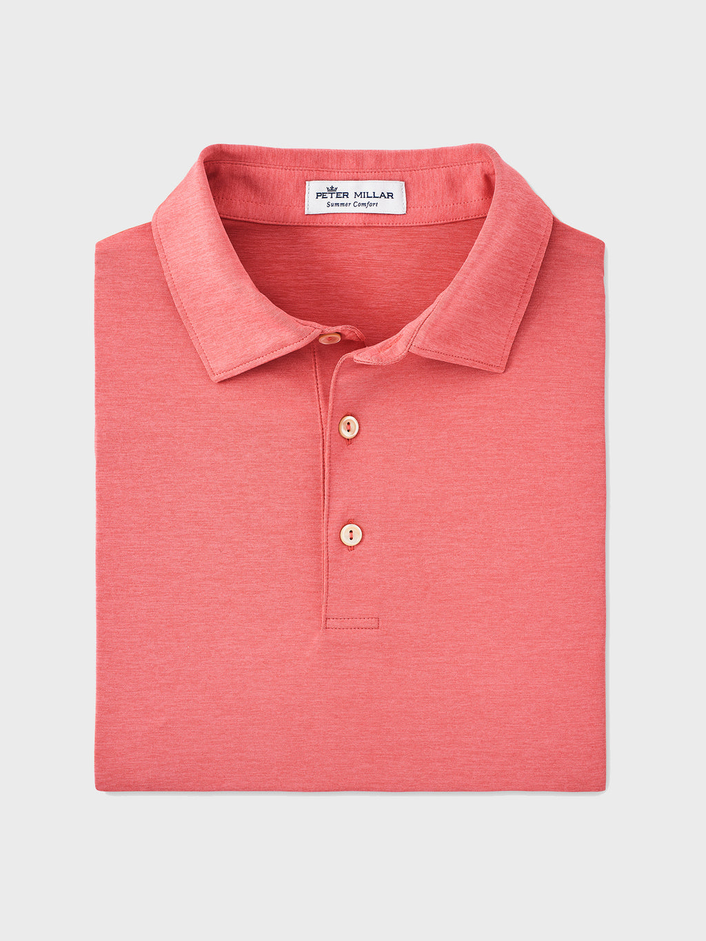 Peter Millar Crown Sport Men's Solid Performance Polo - Saint Bernard