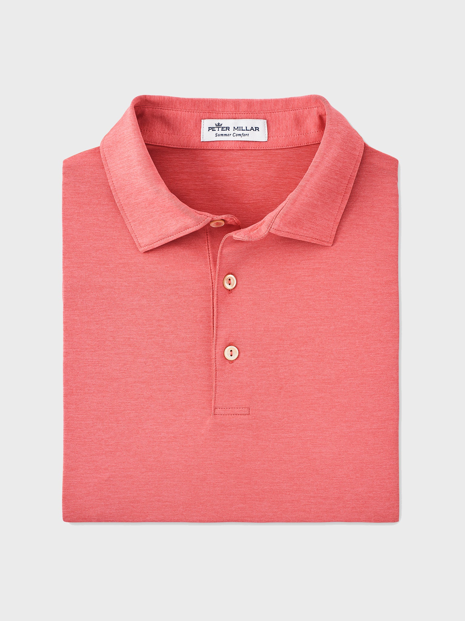 Peter Millar Crown Sport Men's Solid Performance Polo - Saint Bernard