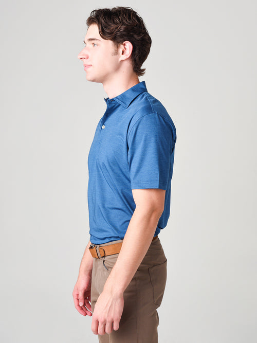Peter Millar Crown Sport Men's Solid Performance Polo