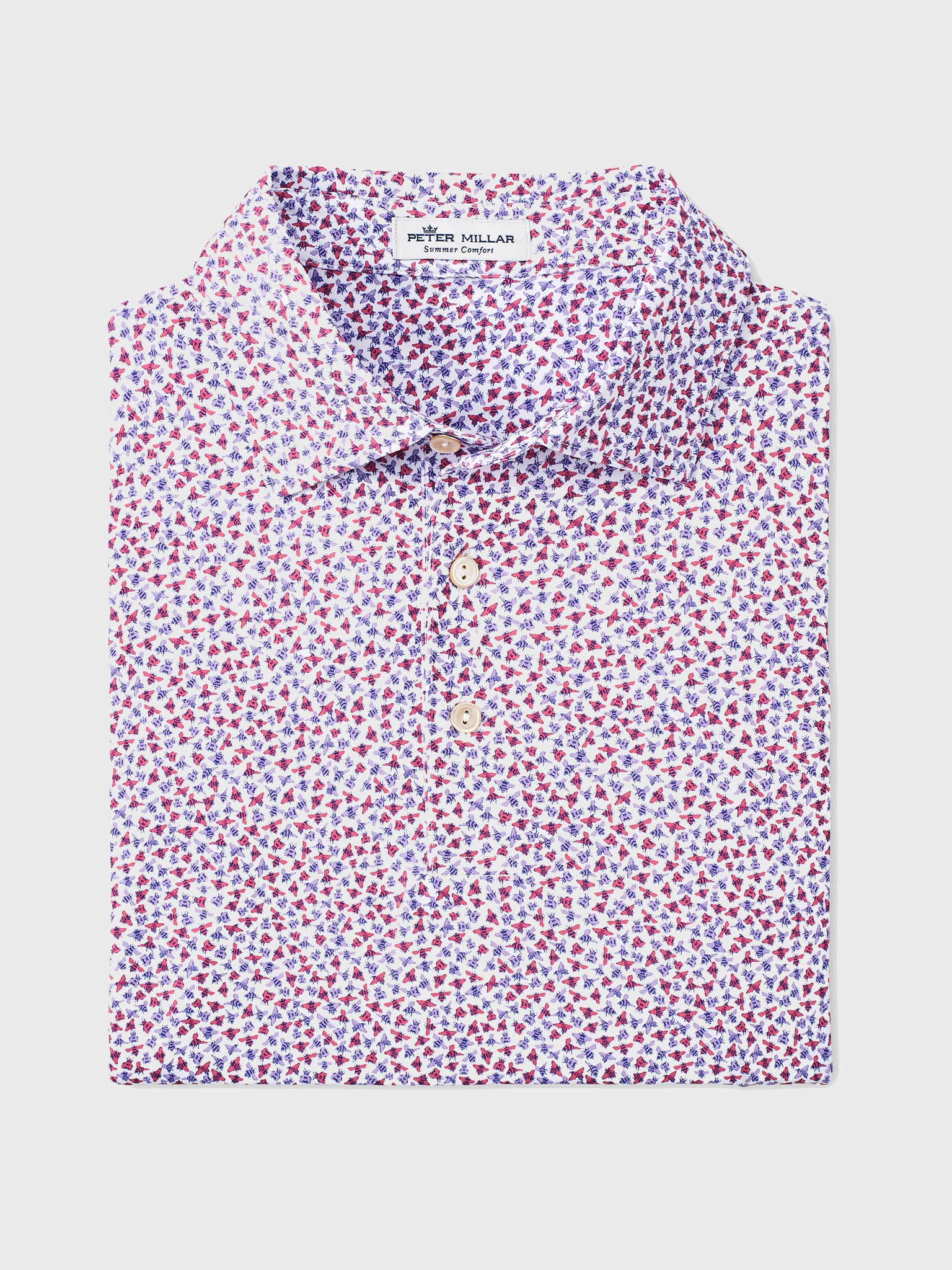 Peter Millar Crown Sport Men's Brookside Performance Polo - Saint Bernard