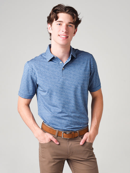 Peter Millar Crown Sport Men's Crafty Performance Polo