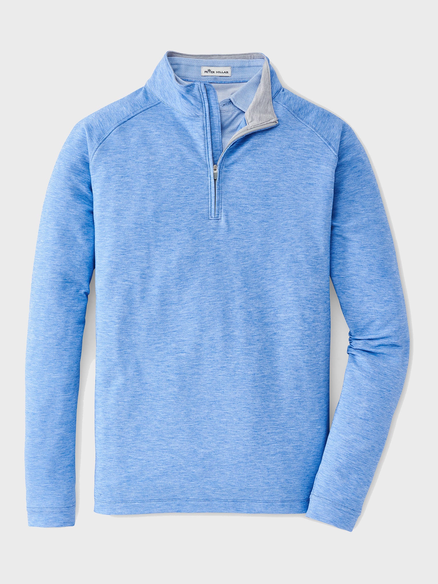 Peter Millar Crown Sport Men's DriRelease Natural Touch Quarter-Zip Sweater - Saint Bernard