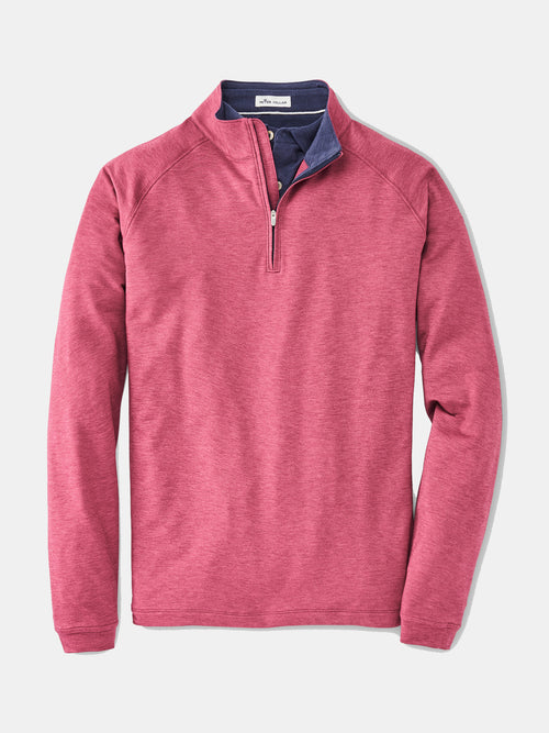 Peter Millar Crown Sport Men's DriRelease Natural Touch Quarter-Zip Sweater