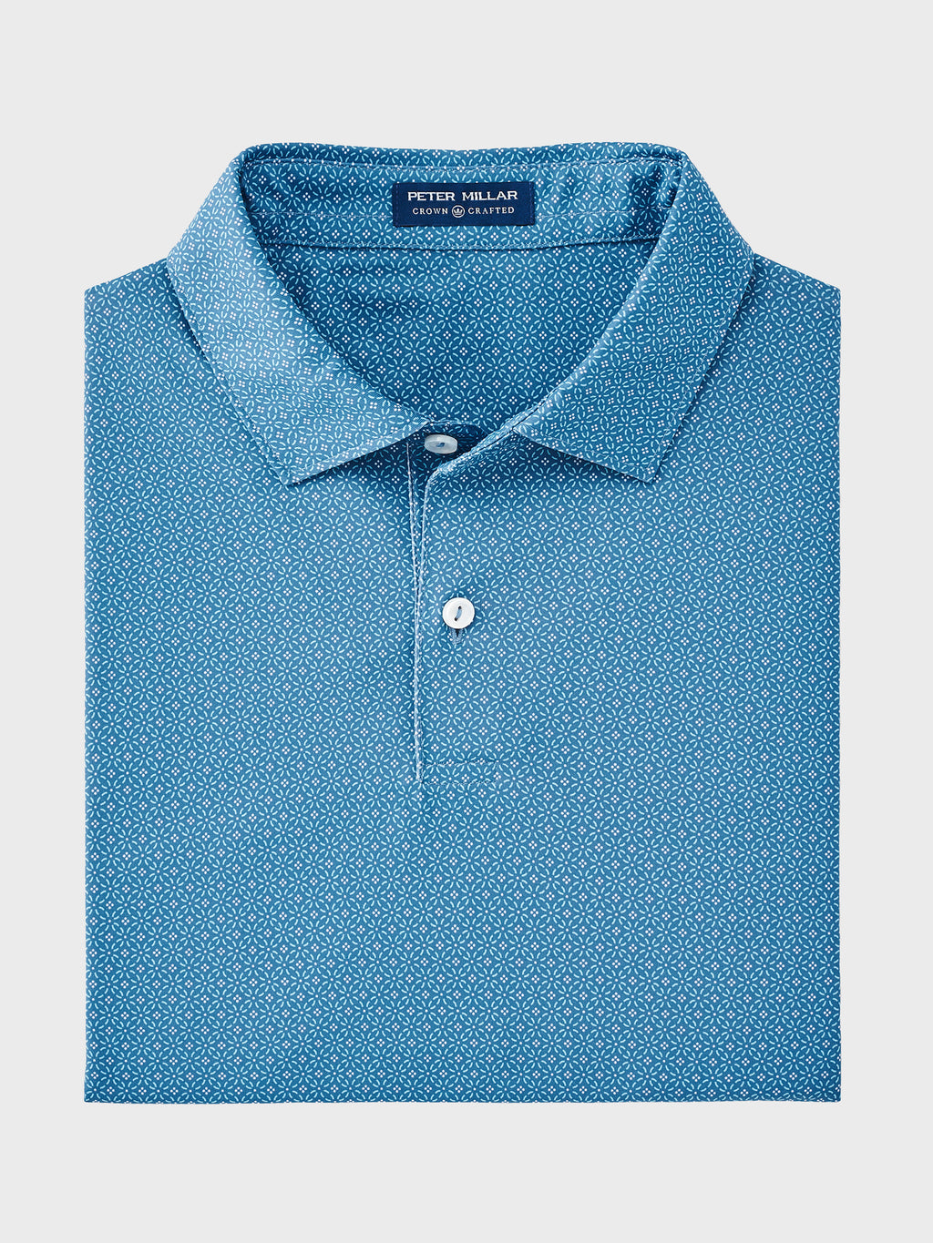 Peter Millar Crown Crafted Men's Lawrie Performance Polo - Saint Bernard