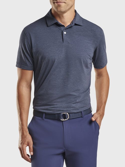 Peter Millar Crown Crafted Men's Bullseye Wool-Blend Polo