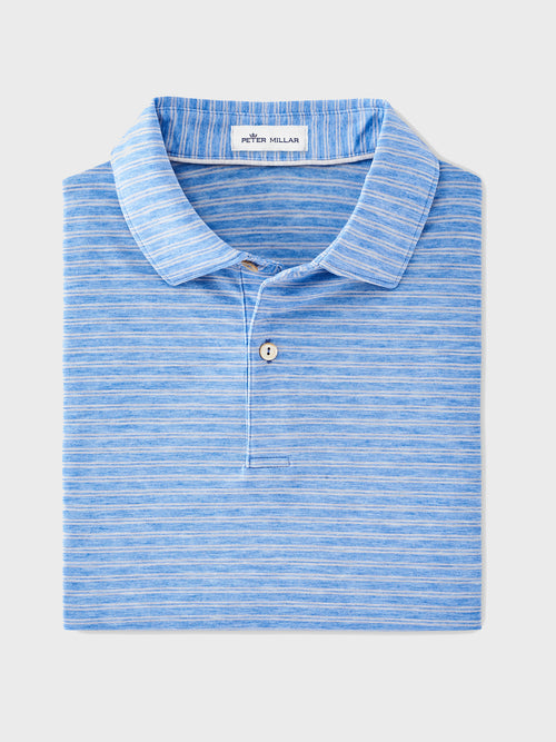 Peter Millar Crown Sport Men's DriRelease Natural Touch Stripe Polo