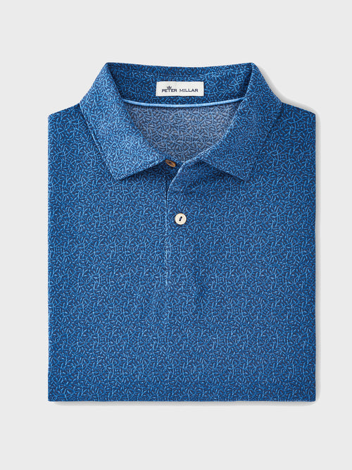 Peter Millar Crown Sport Men's DriRelease Natural Touch Vine Polo