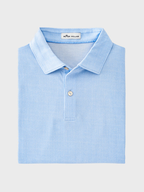 Peter Millar Crown Sport Men's DriRelease Natural Touch Geometric Polo