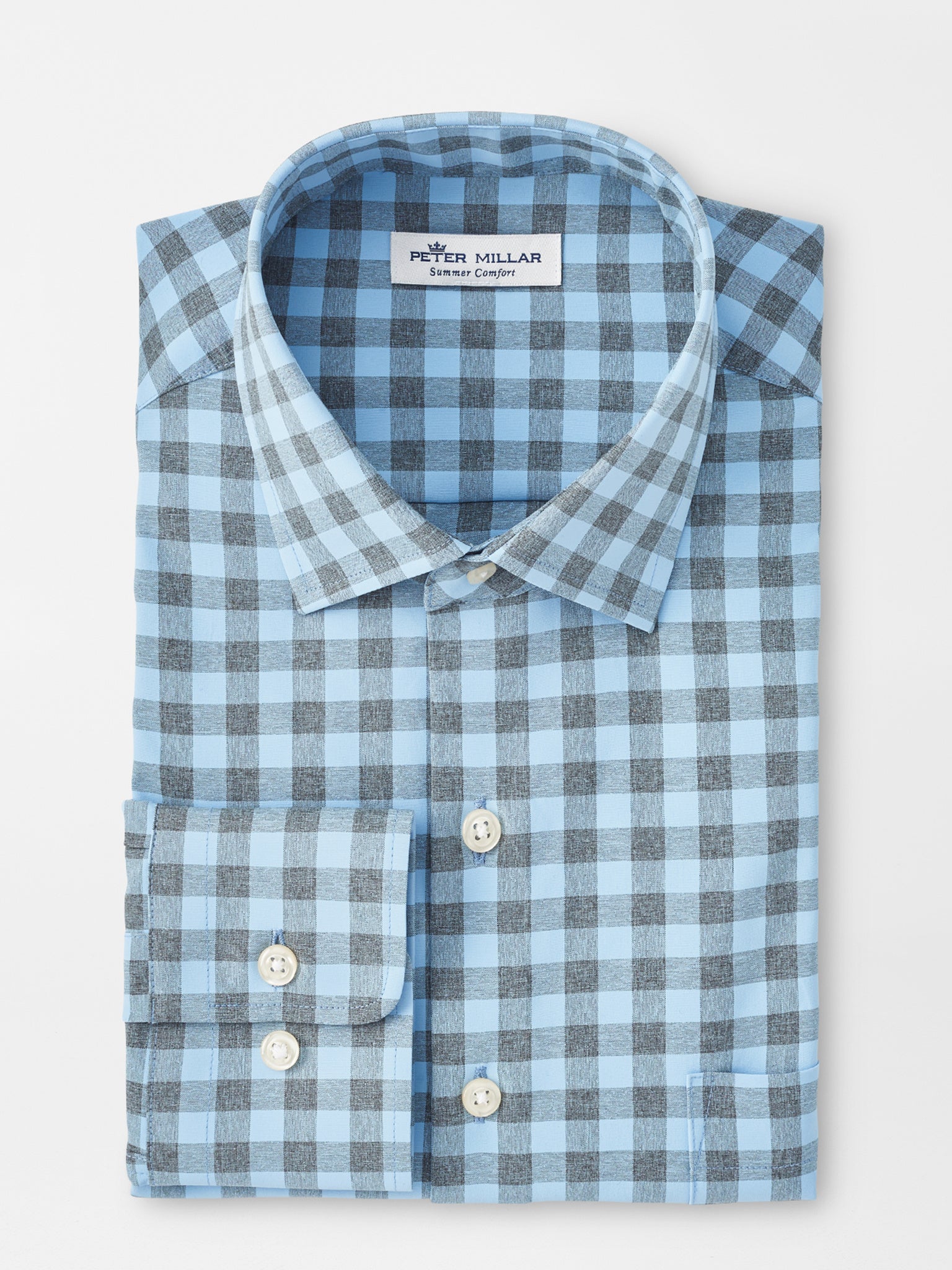 Peter Millar Crown Sport Men's Homer Natural Touch Sport Shirt - Saint Bernard