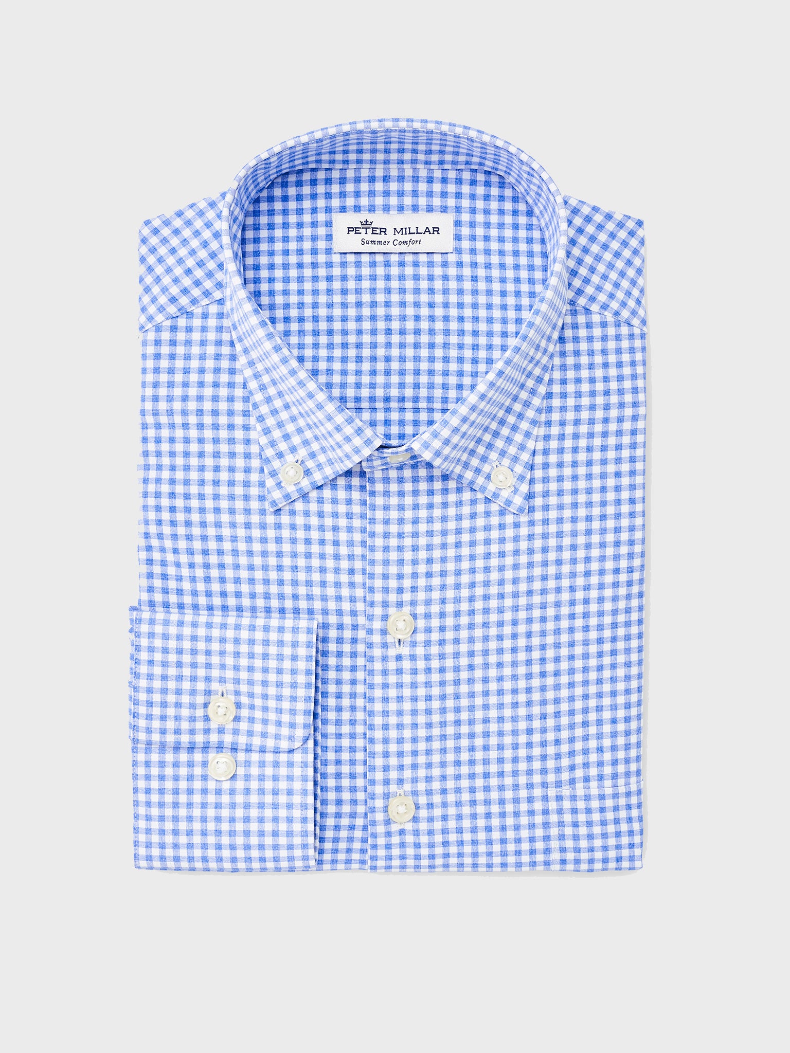 Peter Millar Crown Sport Men's Samuel Natural Touch Sport Shirt - Saint Bernard