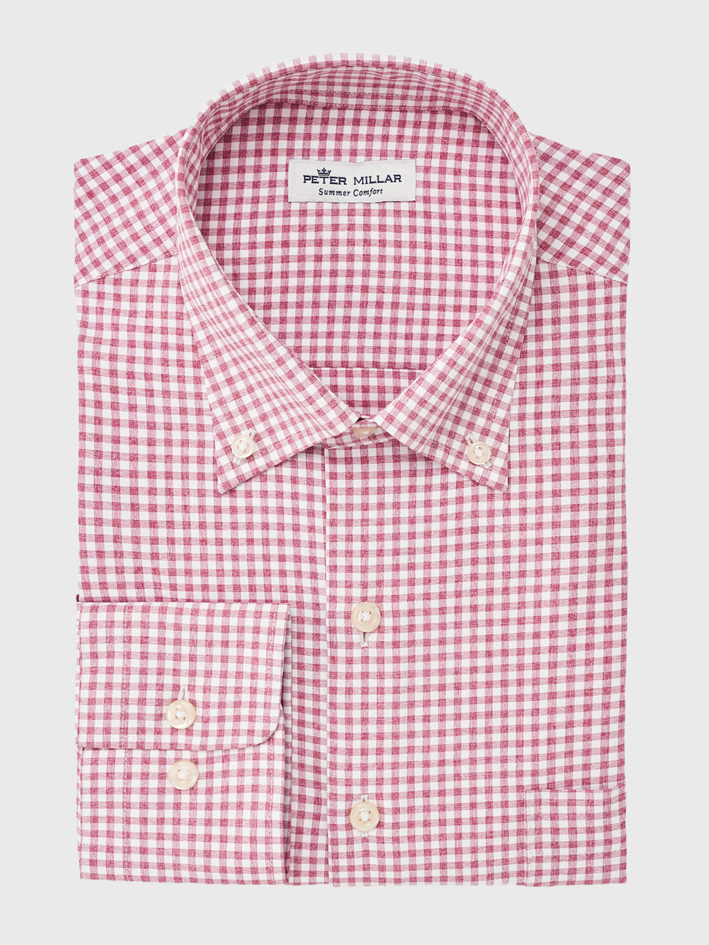 Peter Millar Crown Sport Men's Samuel Natural Touch Sport Shirt - Saint Bernard