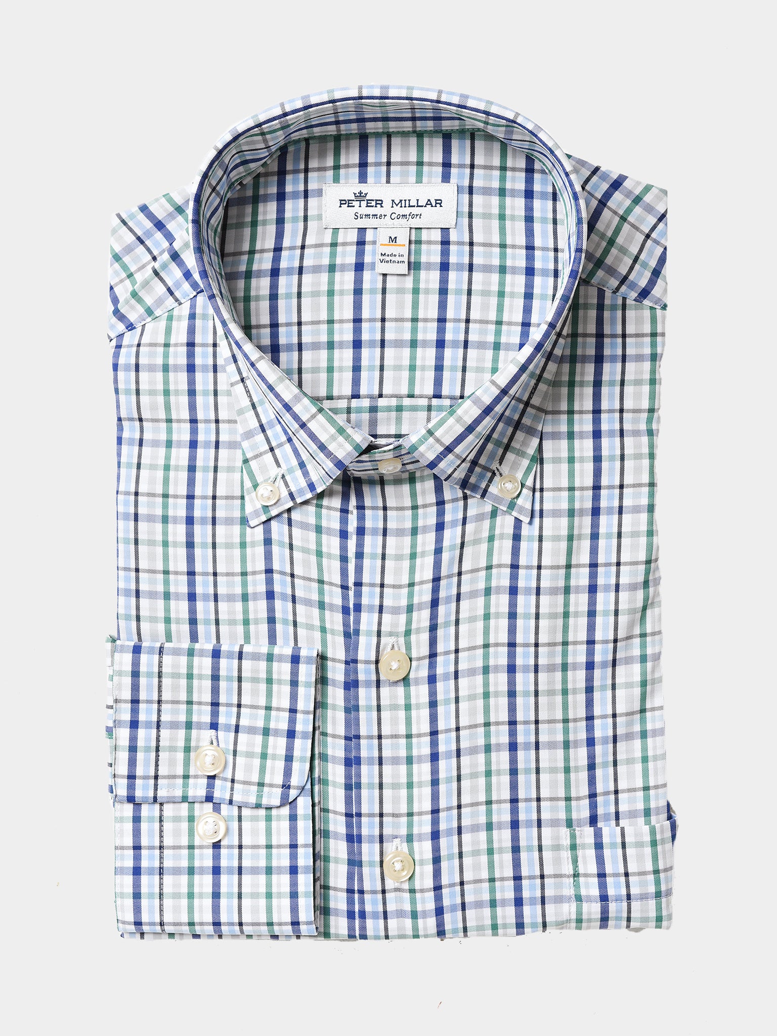 Peter Millar Crown Sport Men's Johnson Performance Sport Shirt - Saint Bernard