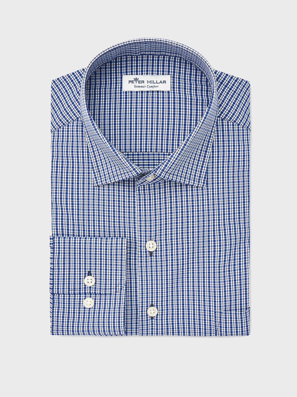 Peter Millar Crown Sport Men's Reed Performance Sport Shirt - Saint Bernard