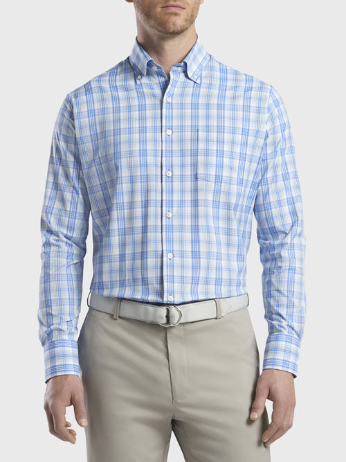 Peter Millar Crown Sport Men's Walker Performance Sport Shirt