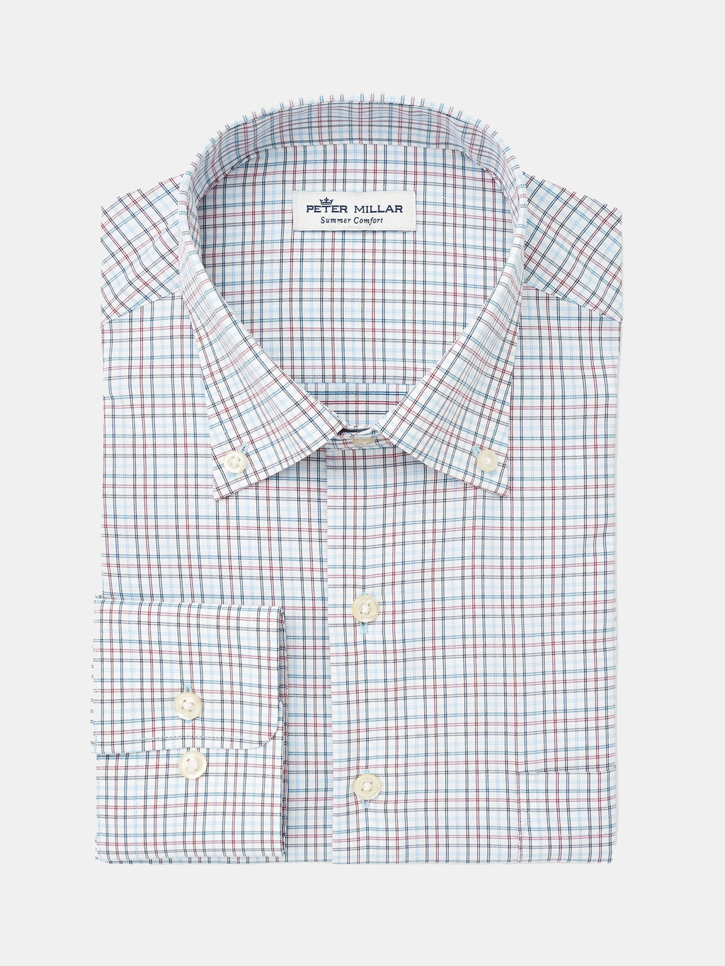 Peter Millar Crown Sport Men's Fulton Performance Sport Shirt - Saint Bernard