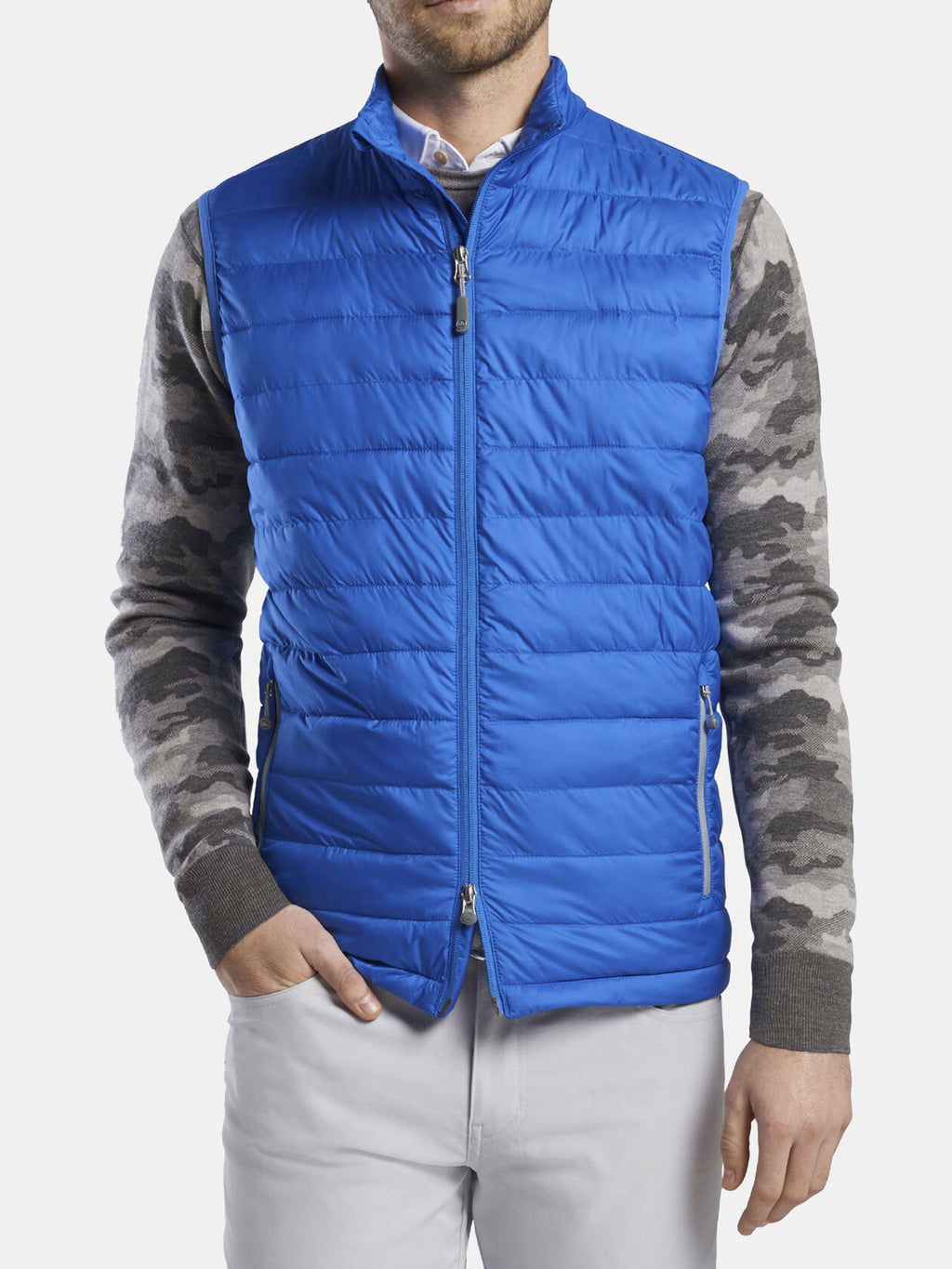 Peter Millar Crown Sport Hyperlight Quilted Vest - Saint Bernard