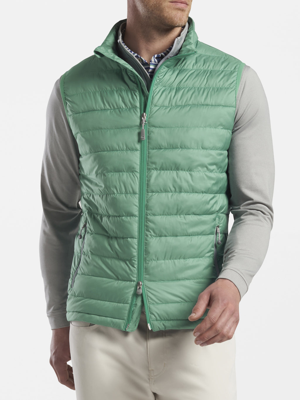 Peter Millar Crown Sport Hyperlight Quilted Vest - Saint Bernard