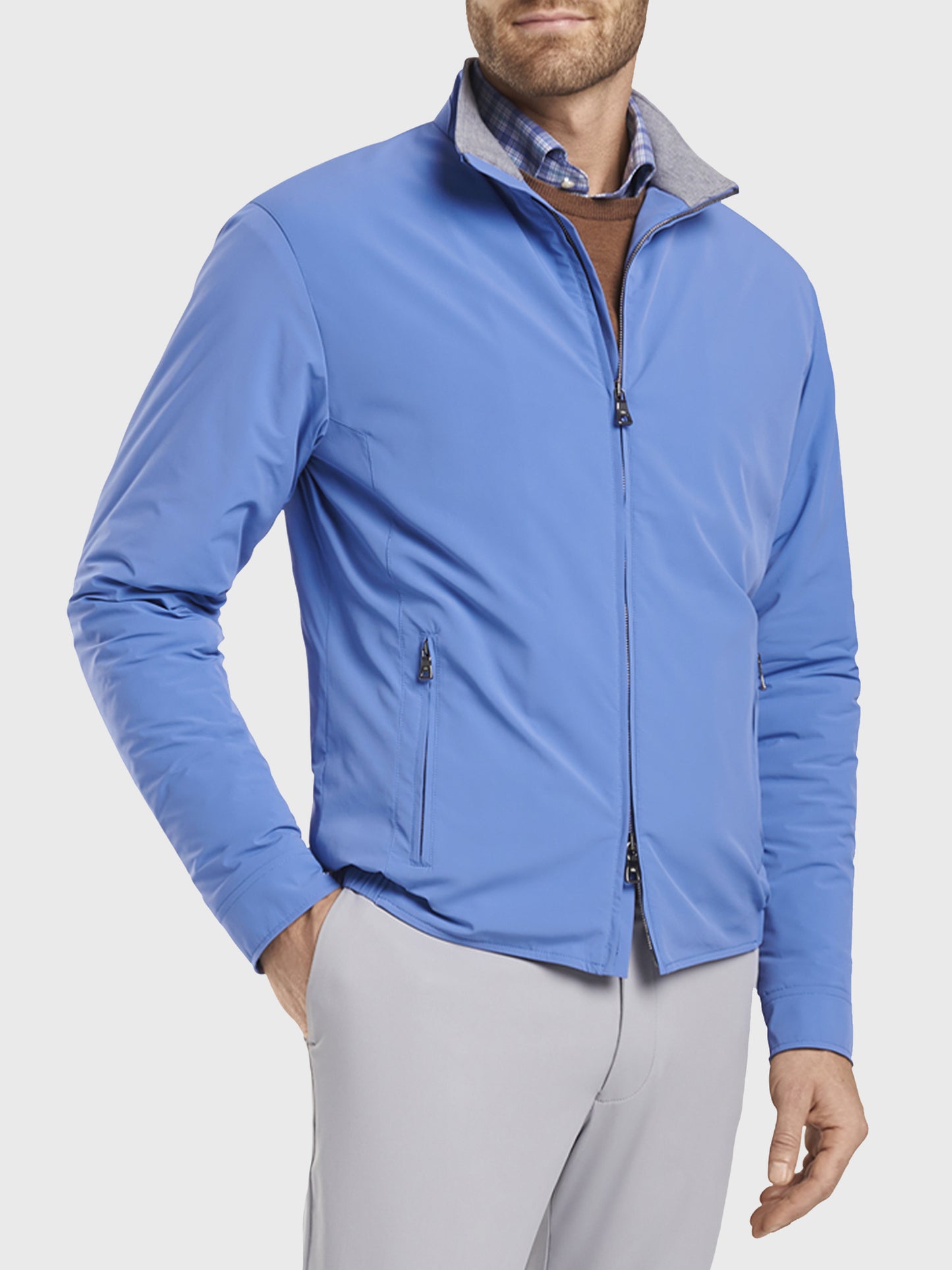 Peter Millar Crown Crafted Men's Stealth Light Insulated Jacket - Saint Bernard