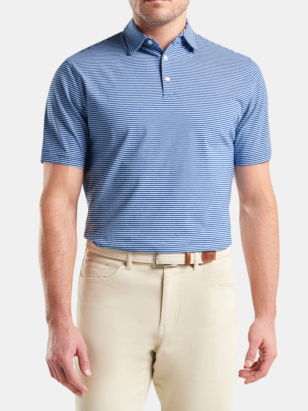 Peter Millar Crown Men's Soft Jupiter Polo - Saint Bernard