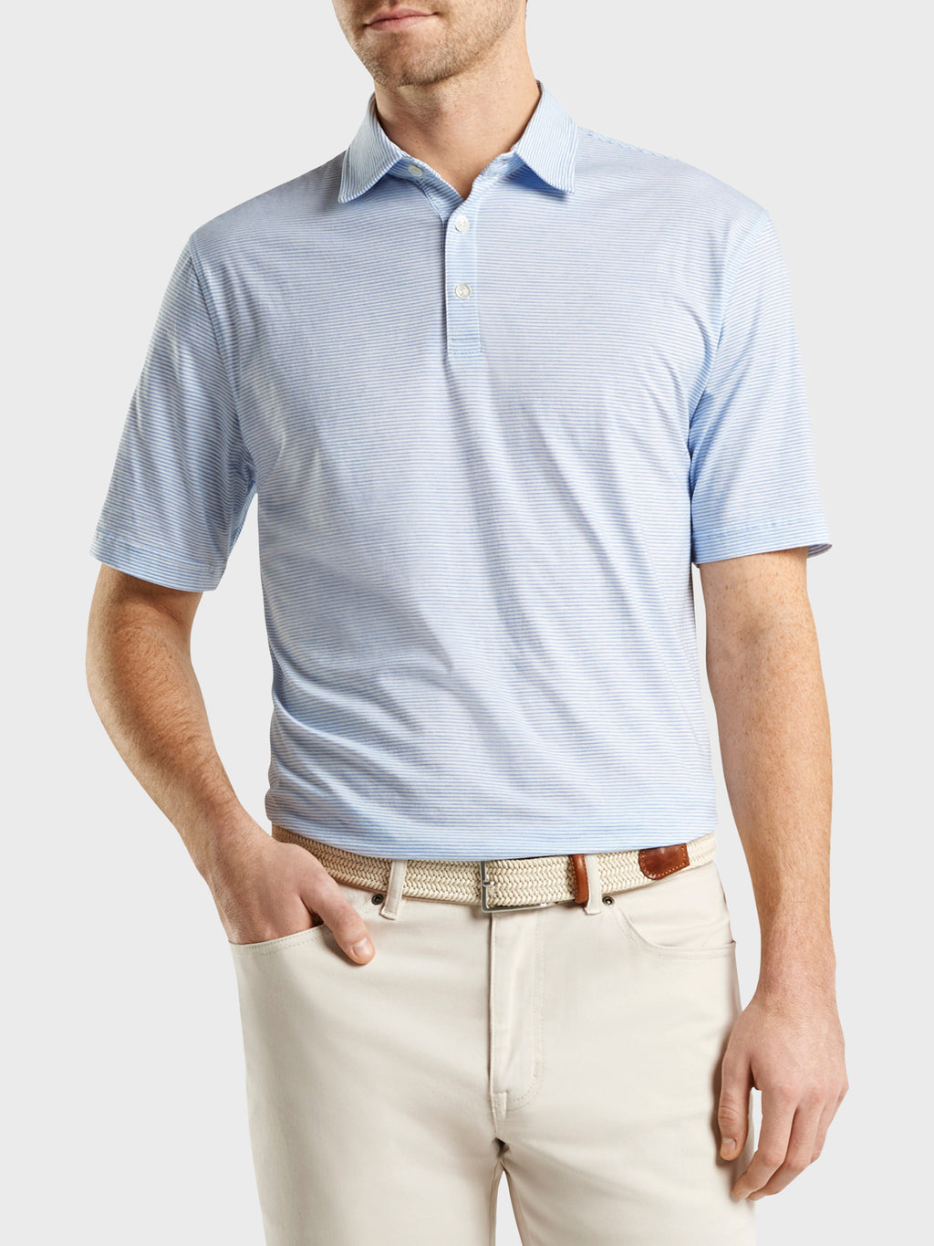 Peter Millar Crown Men's Soft Biscayne Polo - Saint Bernard
