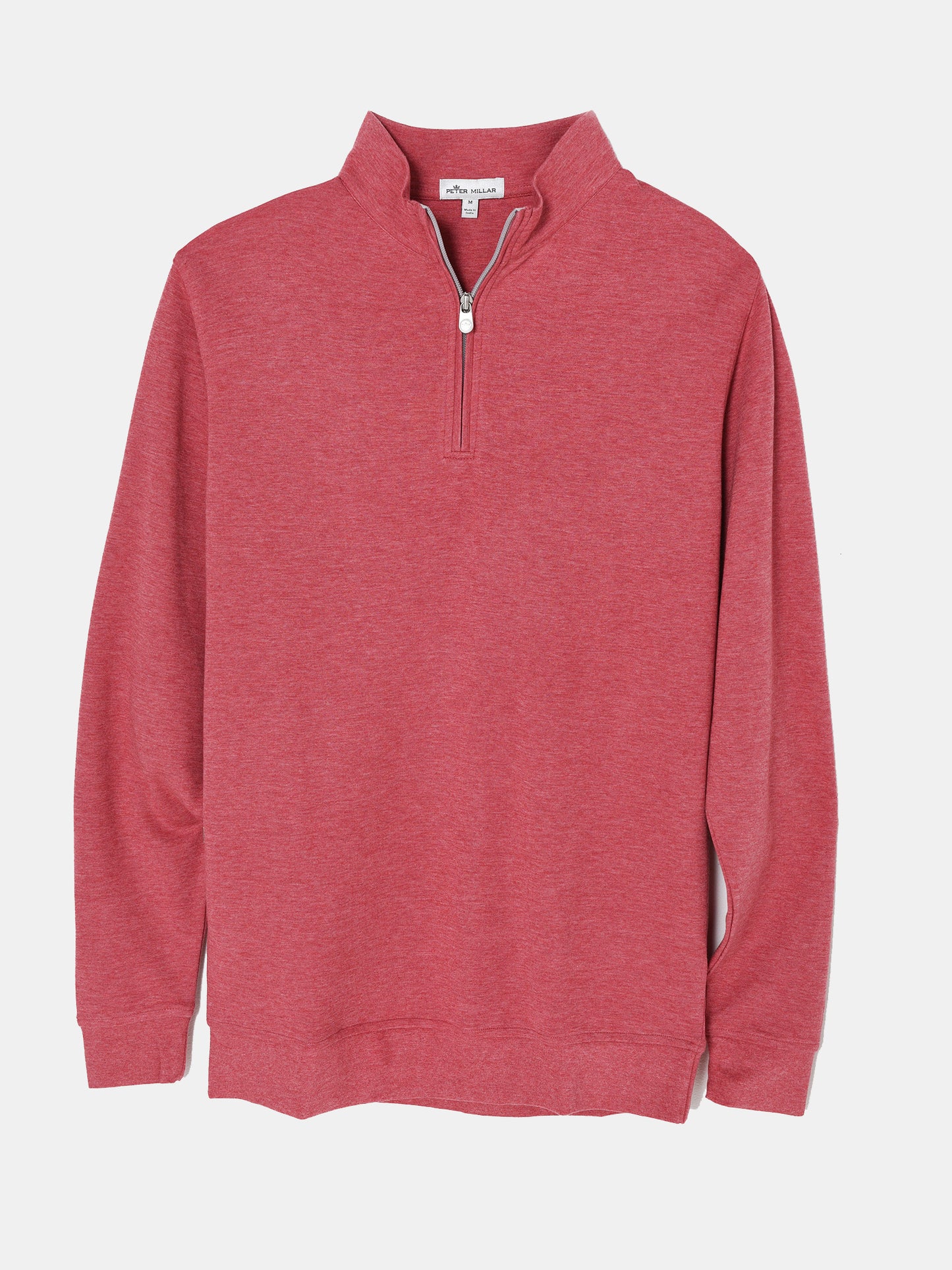 Peter Millar Men's Crown Comfort Interlock Quarter-Zip Pullover - Saint Bernard