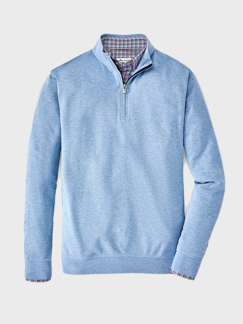 Peter Millar Men's Crown Comfort Interlock Quarter-Zip Pullover