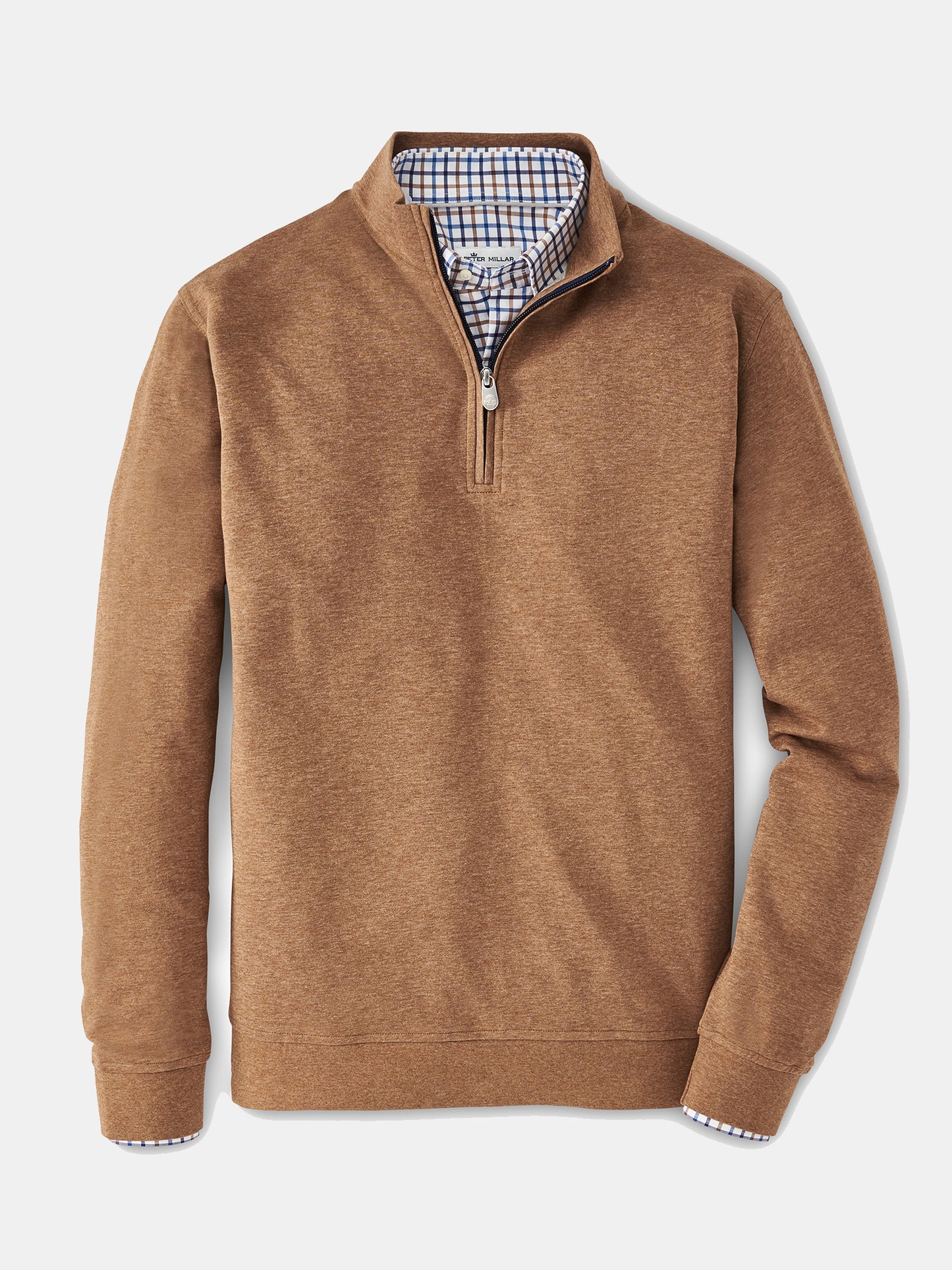 Peter Millar Men's Crown Comfort Interlock Quarter-Zip Pullover - Saint Bernard